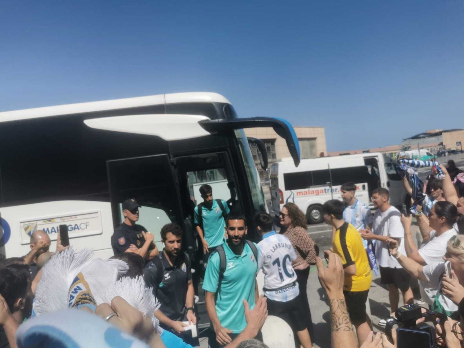 Salida del equipo para Vigo.