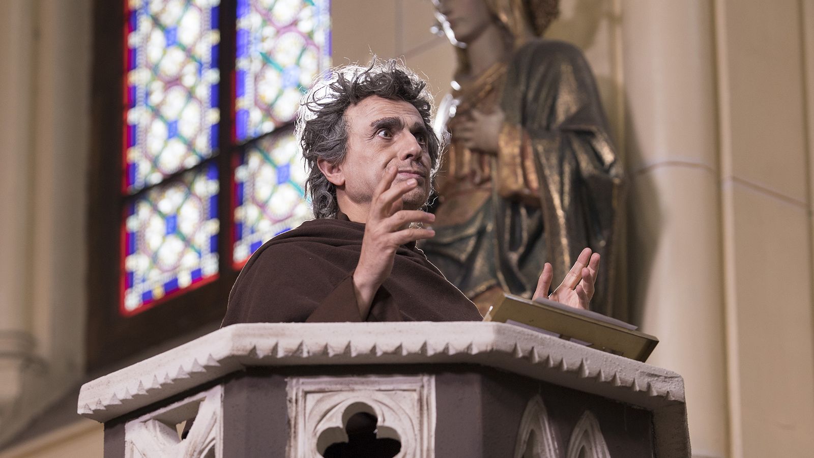 José Mota, caracterizado como Fernando Simón en su especial de Nochevieja.