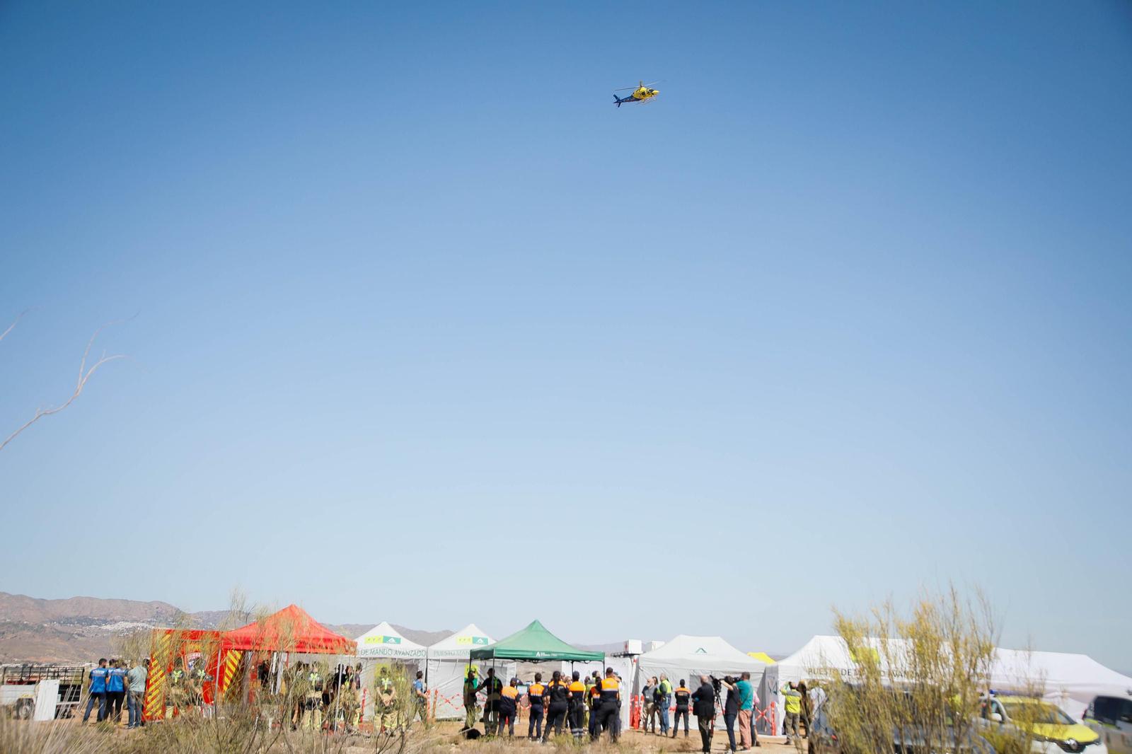 Así se ha vivido el simulacro de incendio forestal en Turre