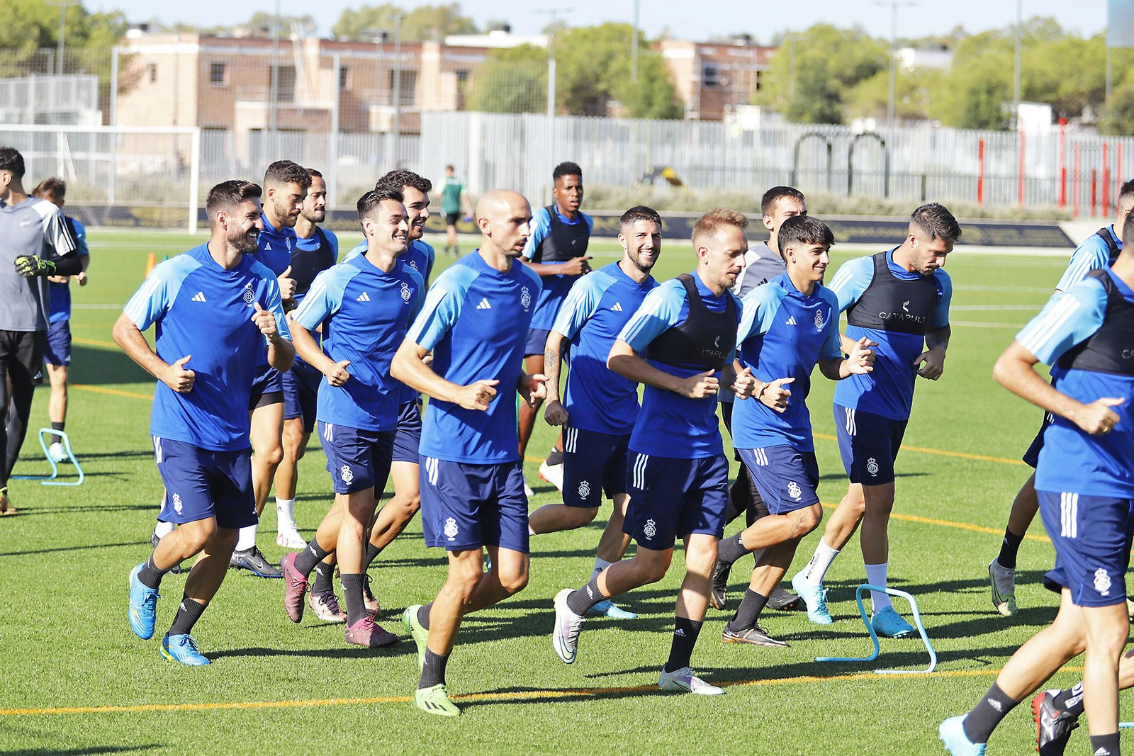 Imágenes del entrenamiento del Recreativo de Huelva