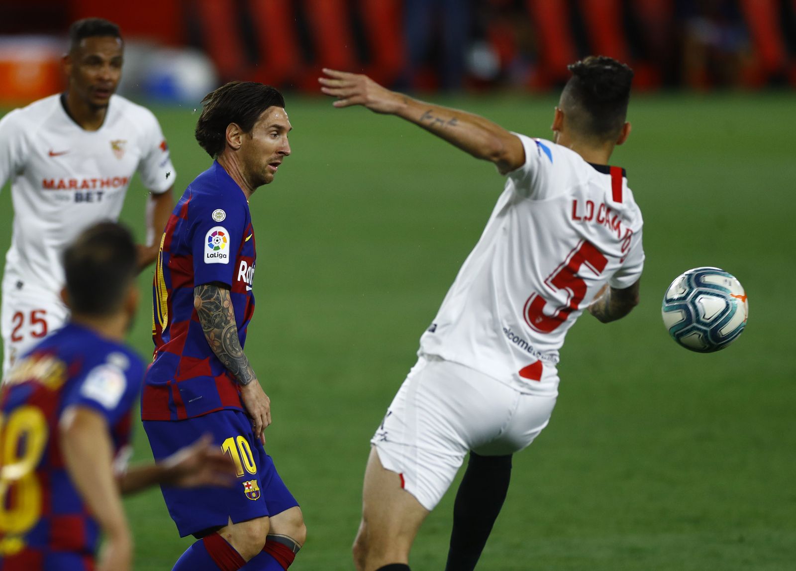 Las imágenes del Sevilla-Barcelona