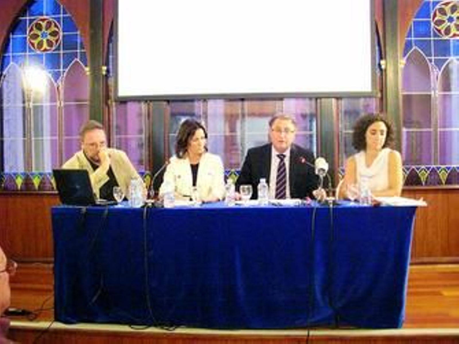 Yolanda Callejón, Jesús Caicedo, Margarita Sánchez y Fernando Molina.