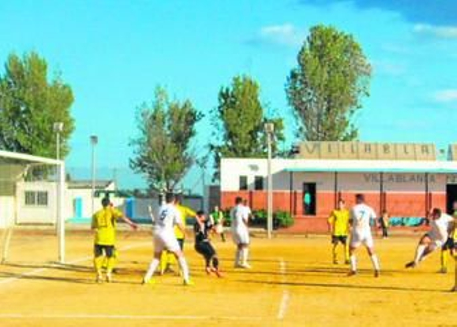 El Villablanca tuvo innumerables ocasiones en el partido de ayer ante el Moguer.