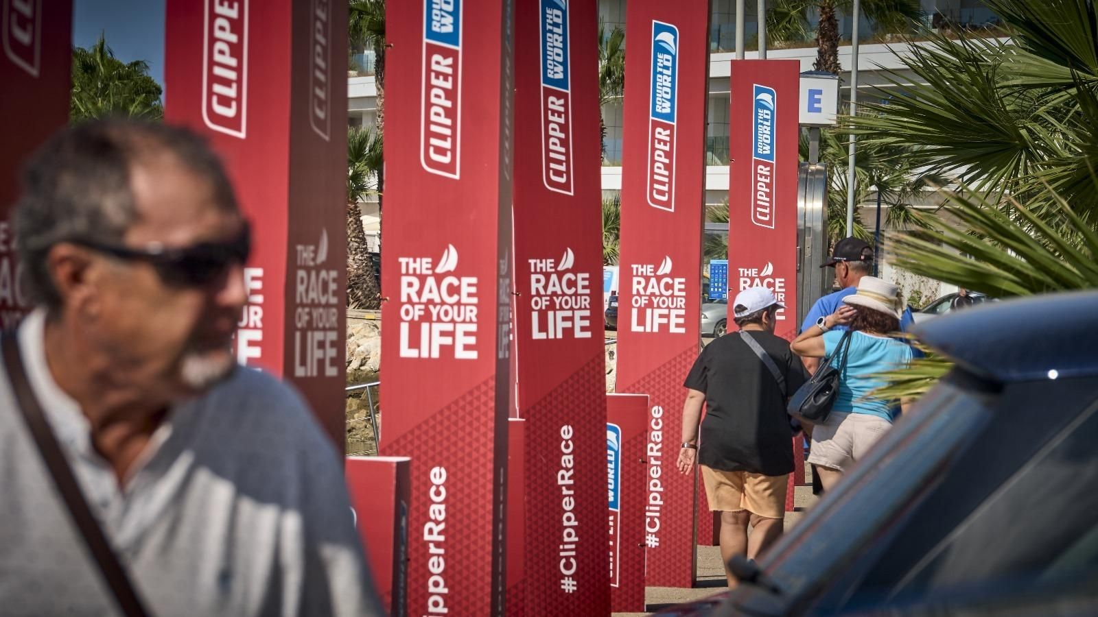 Una imagen del exorno en el puerto deportivo, que ha sido muy visitado por el público.