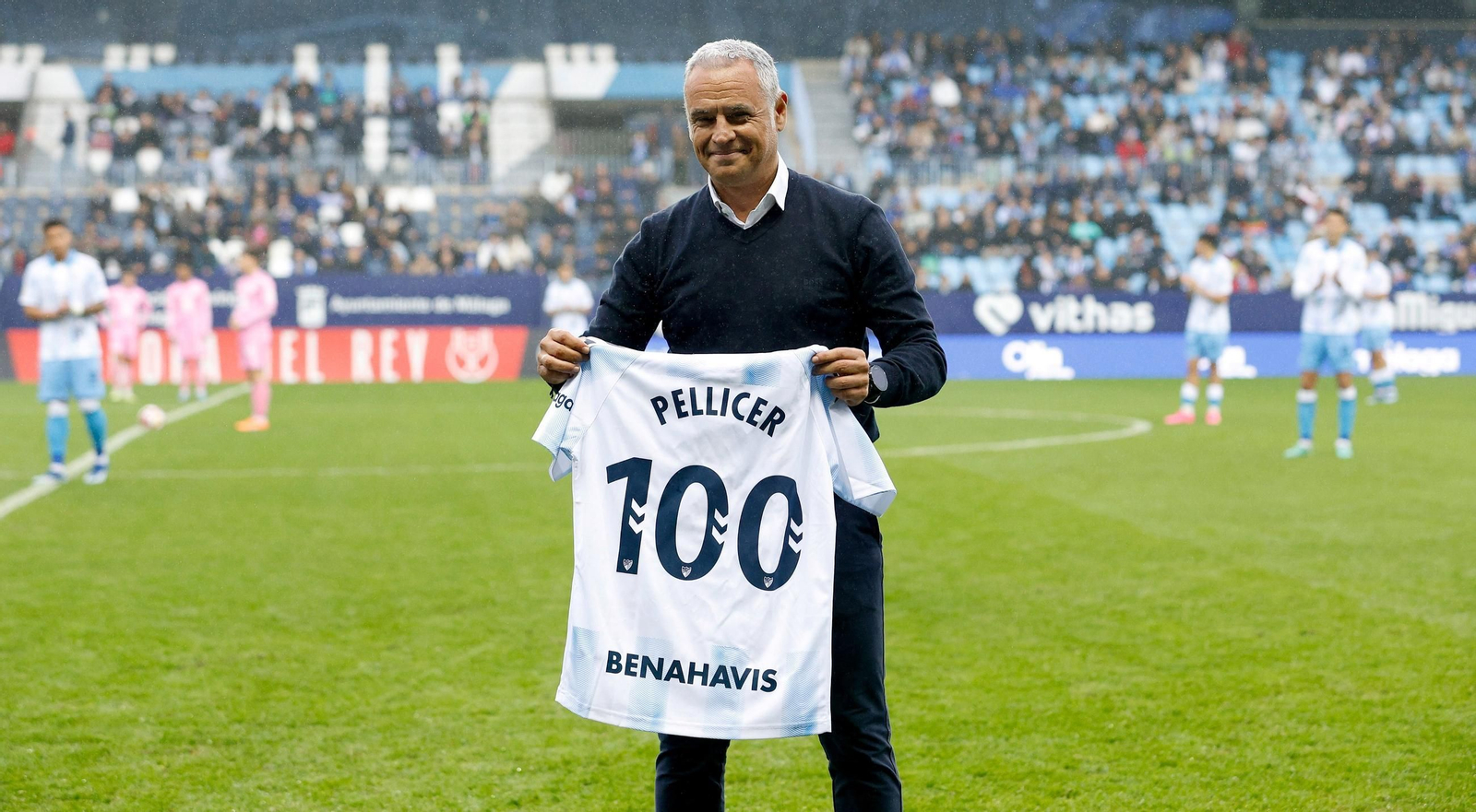 El paso de Sergio Pellicer por el Málaga CF, en fotos