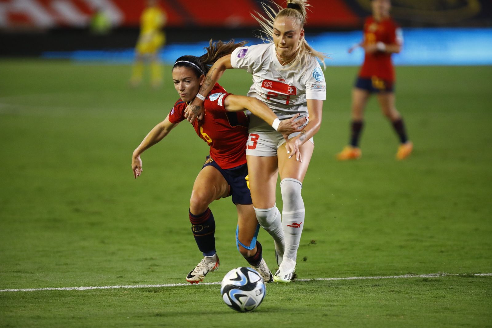 Las mejores fotos de la victoria de España ante Suiza en El Arcángel de Córdoba