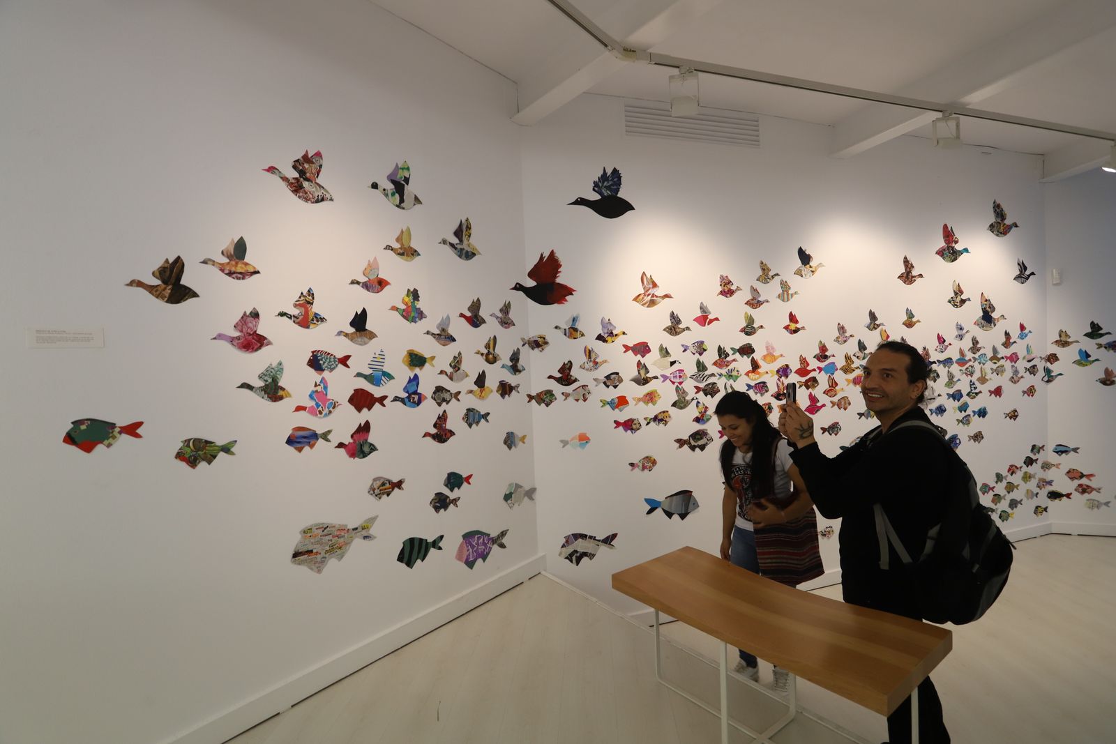 Imágenes la exposición 'El Poeta en el Atlántico', en Cantero Cuadrado