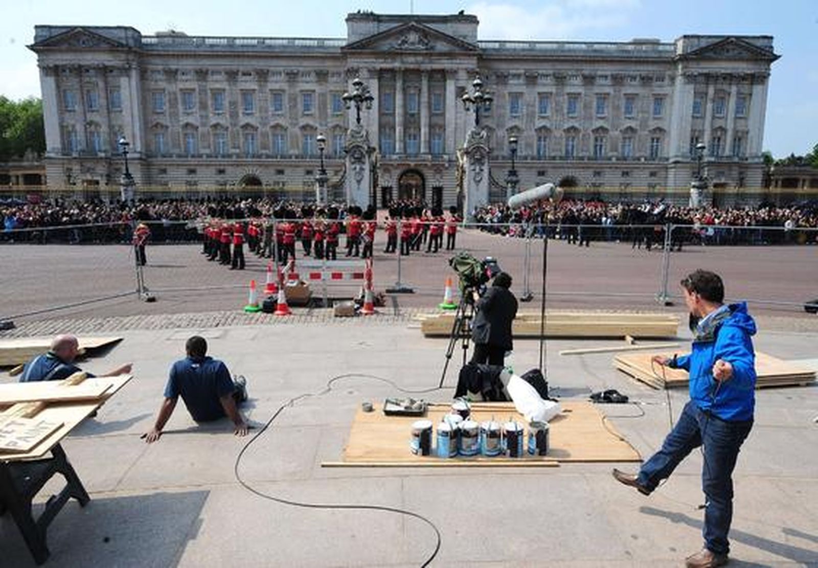 El Reino Unido se prepara para la boda del príncipe Guillermo y Kate Middleton.

Foto: AFP Photo