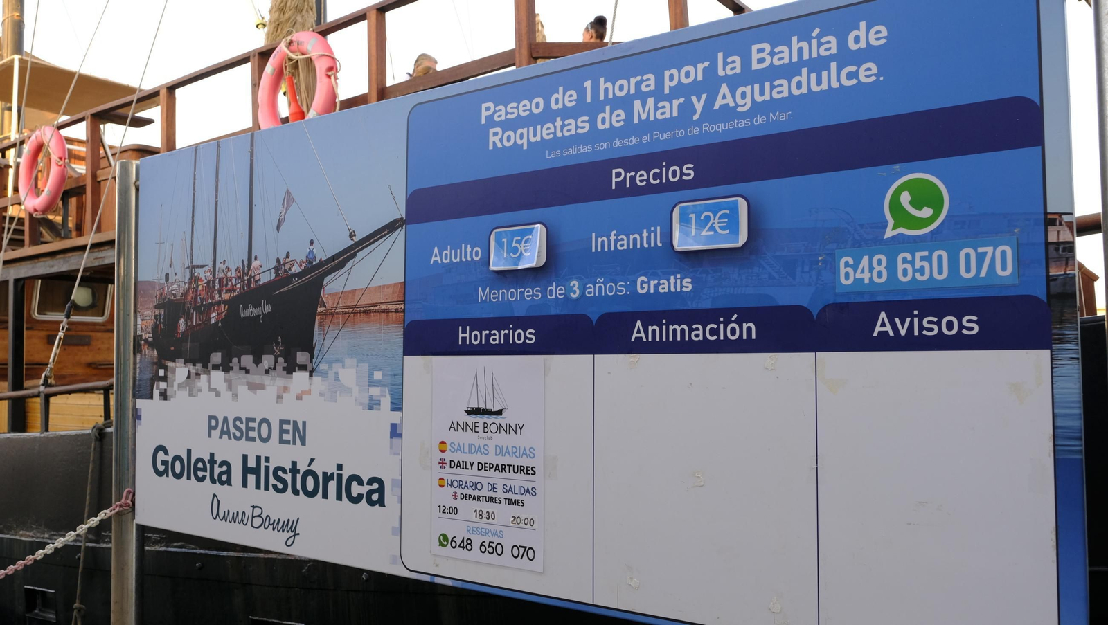 Navega en imágenes en una goleta histórica convertida en barco pirata