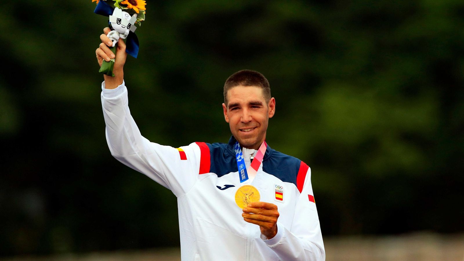 El bastetano David Valero tras recibir la medalla de bronce en los Juegos Olímpicos El bastetano David Valero tras recibir la medalla de bronce en los Juegos Olímpicos