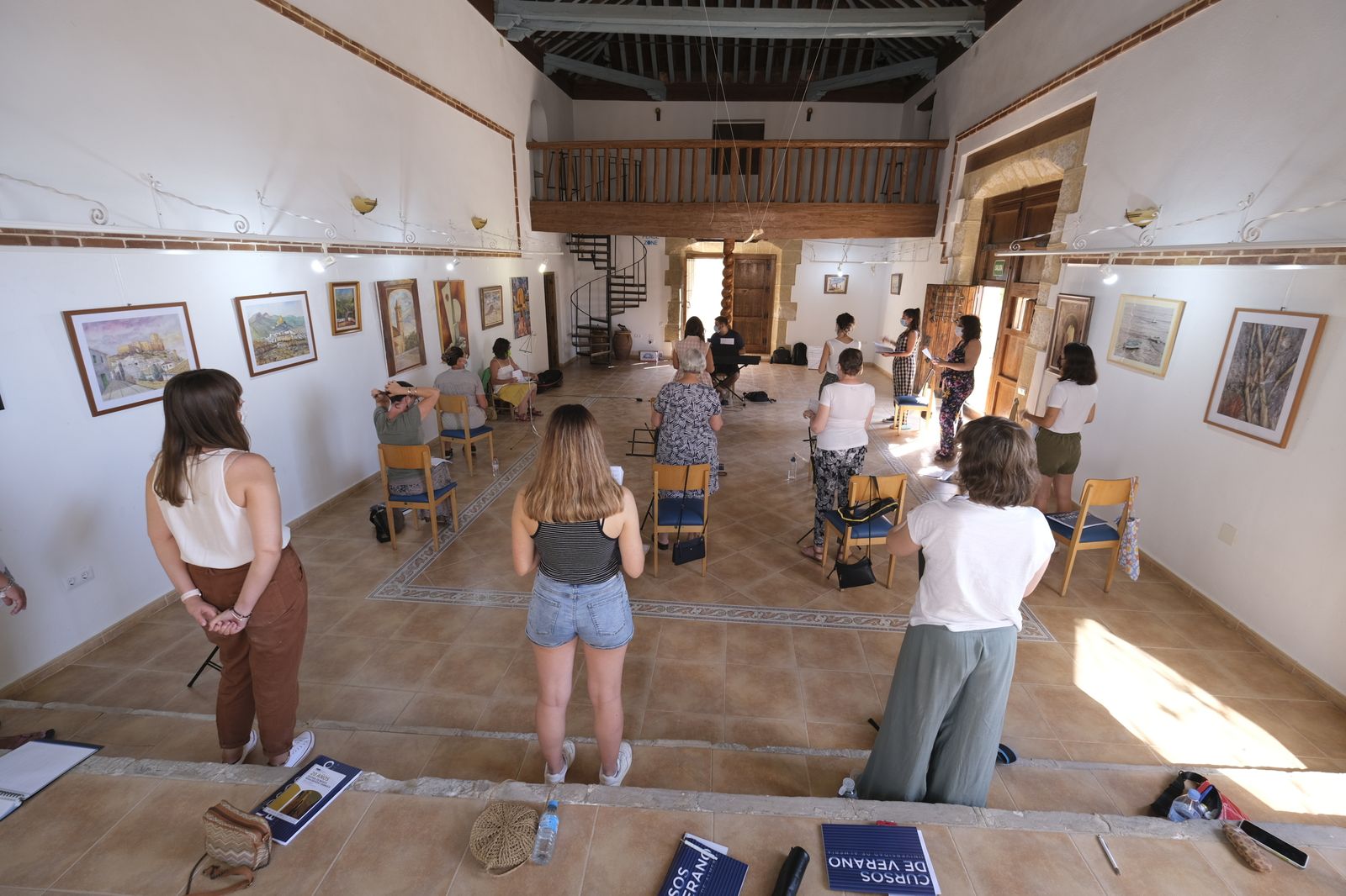 Primer día de cursos en el Festival de Música Renacentista y Barroca de Vélez Blanco 2021.