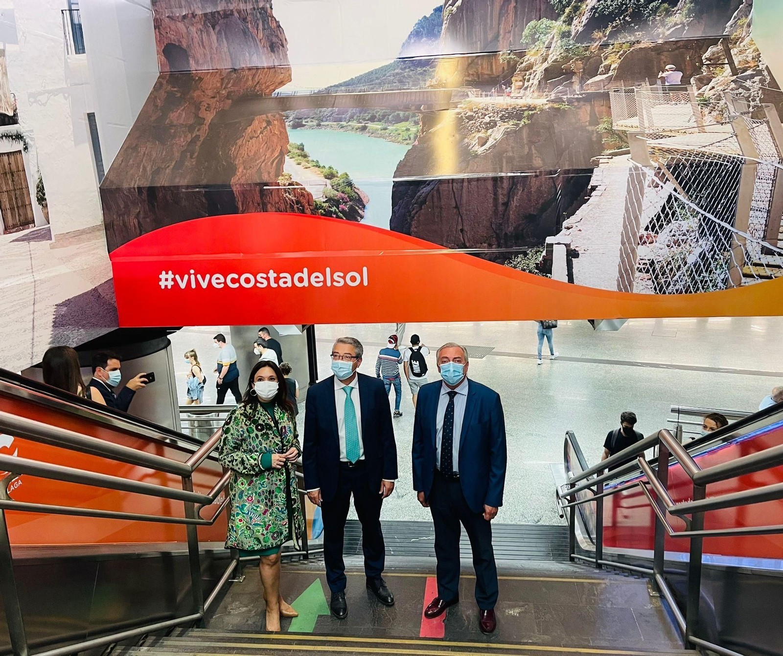 La estació Sol del Metro de Madrid se llama Costa del Sol durate dos semanas.