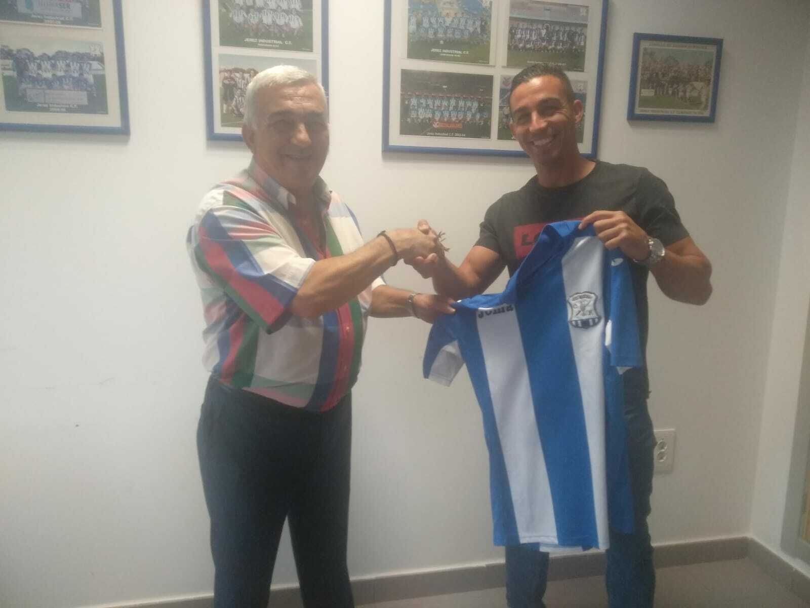 Juan Rosillo con Queijo, delegado del Jerez Industrial.