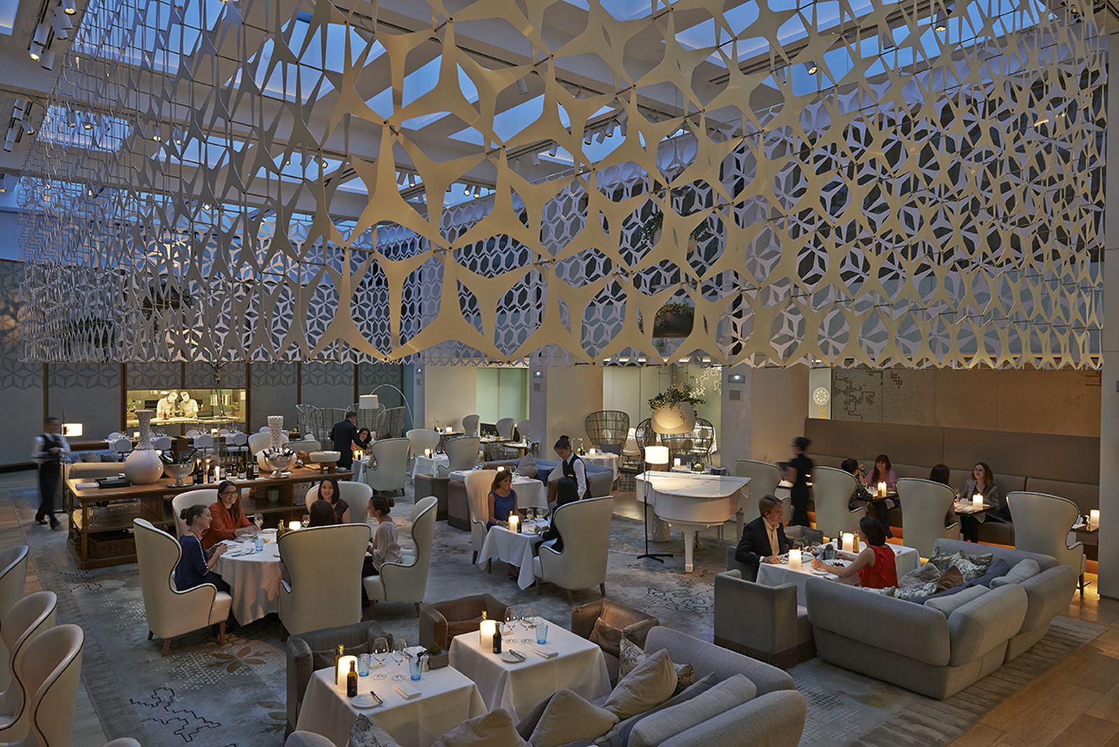 Blanc, en Mandarin Oriental (Barcelona), de Carme Ruscalleda.
