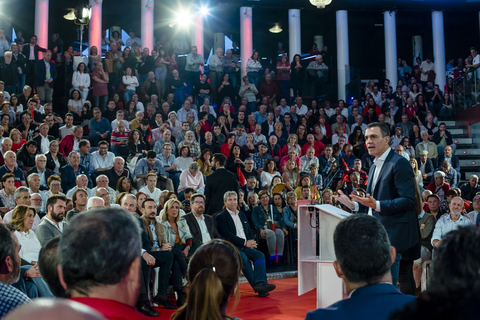 Imágenes del mitin del PSOE en Cádiz