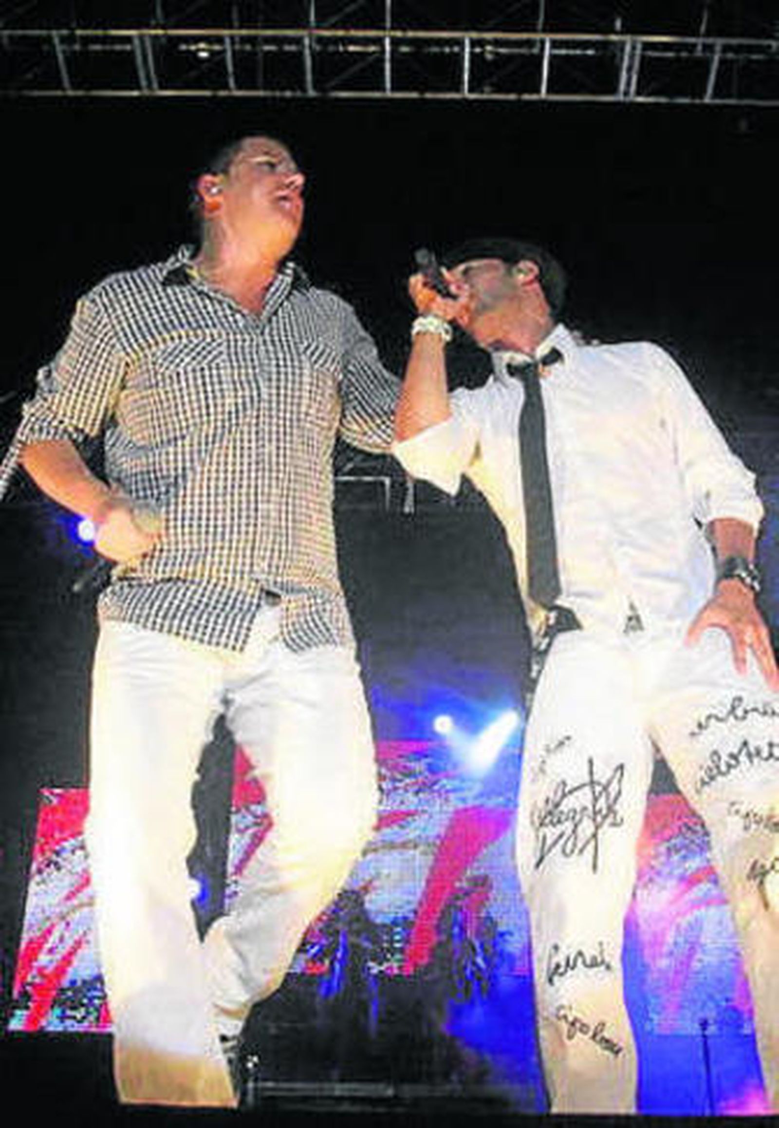 Andy & Lucas, Sergio Contreras y Álex Ortiz, en las Colombinas