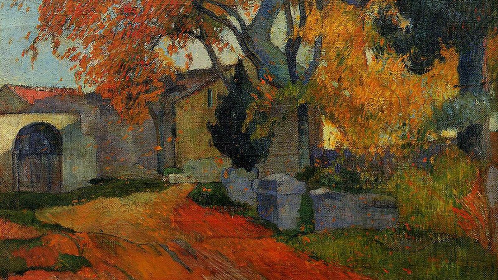 En 'Les Alyscamps de Arlés' domina la gama de los rojos.