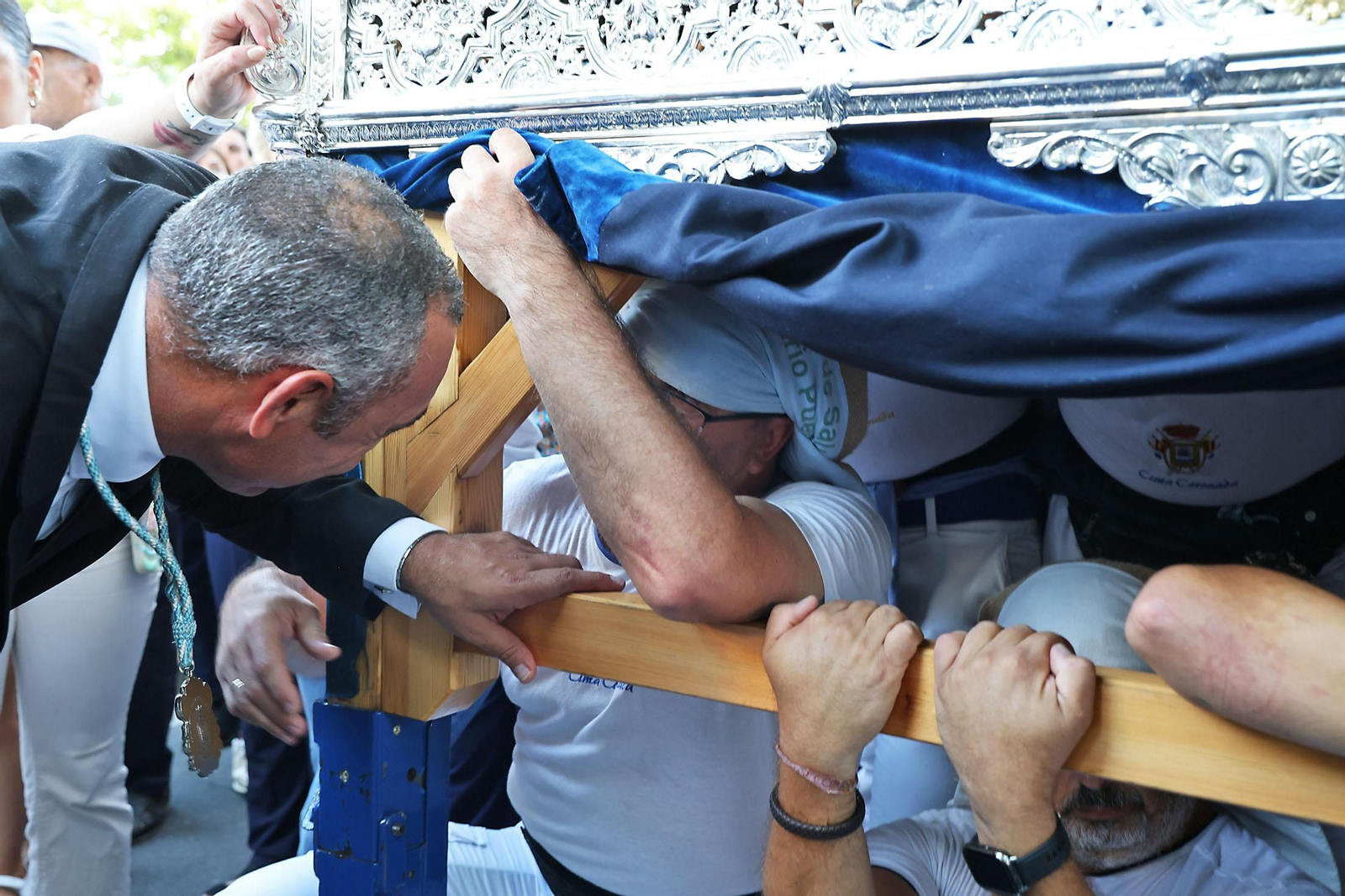 Imágenes de la bajada de la Virgen de la Cinta