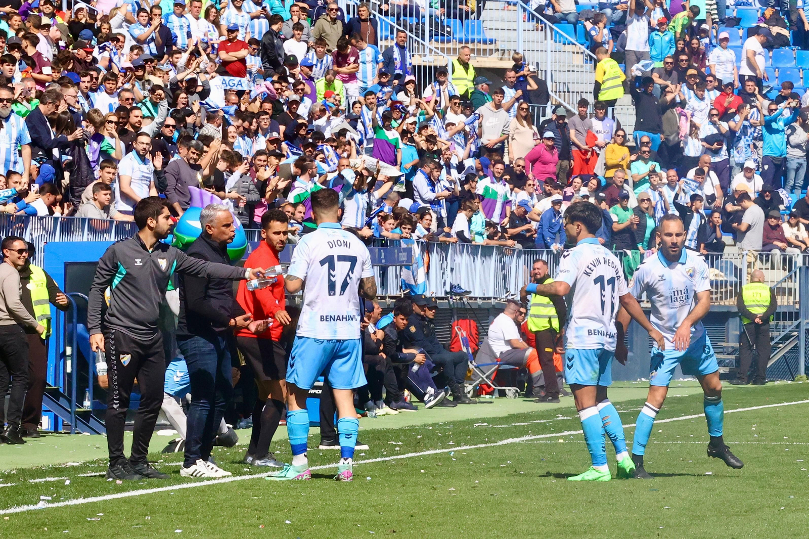 Búscate en las gradas de La Rosaleda durante el Málaga CF- UD Ibiza