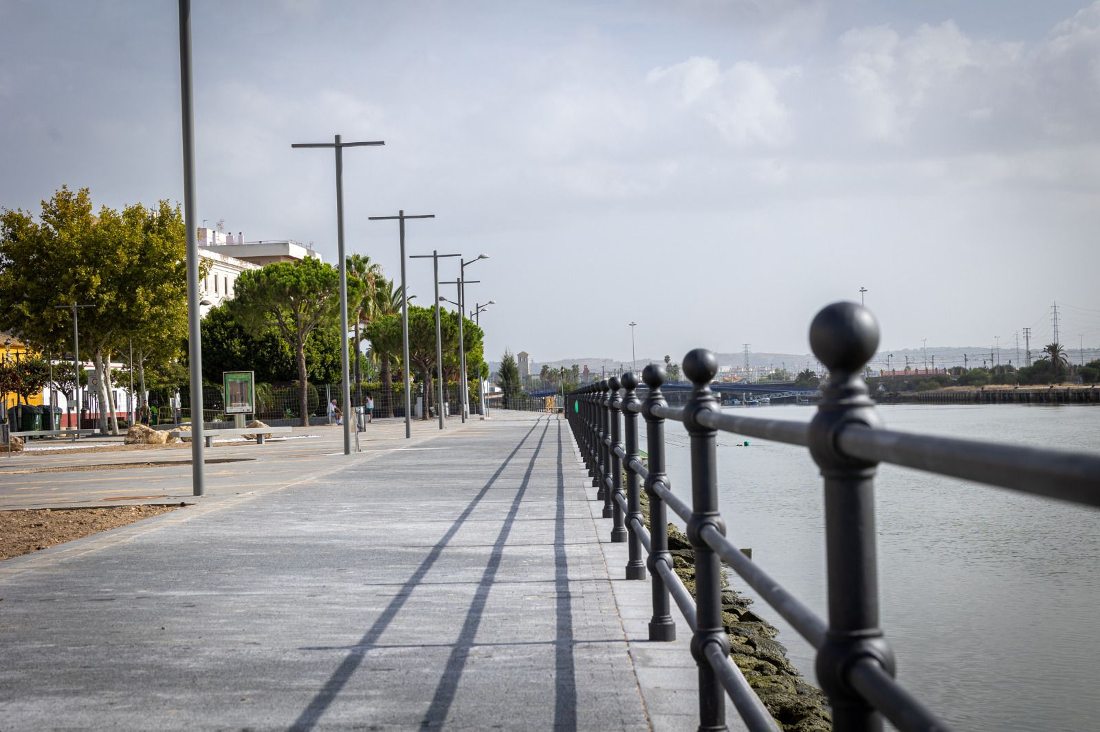 Las obras del paseo fluvial portuense, en imágenes