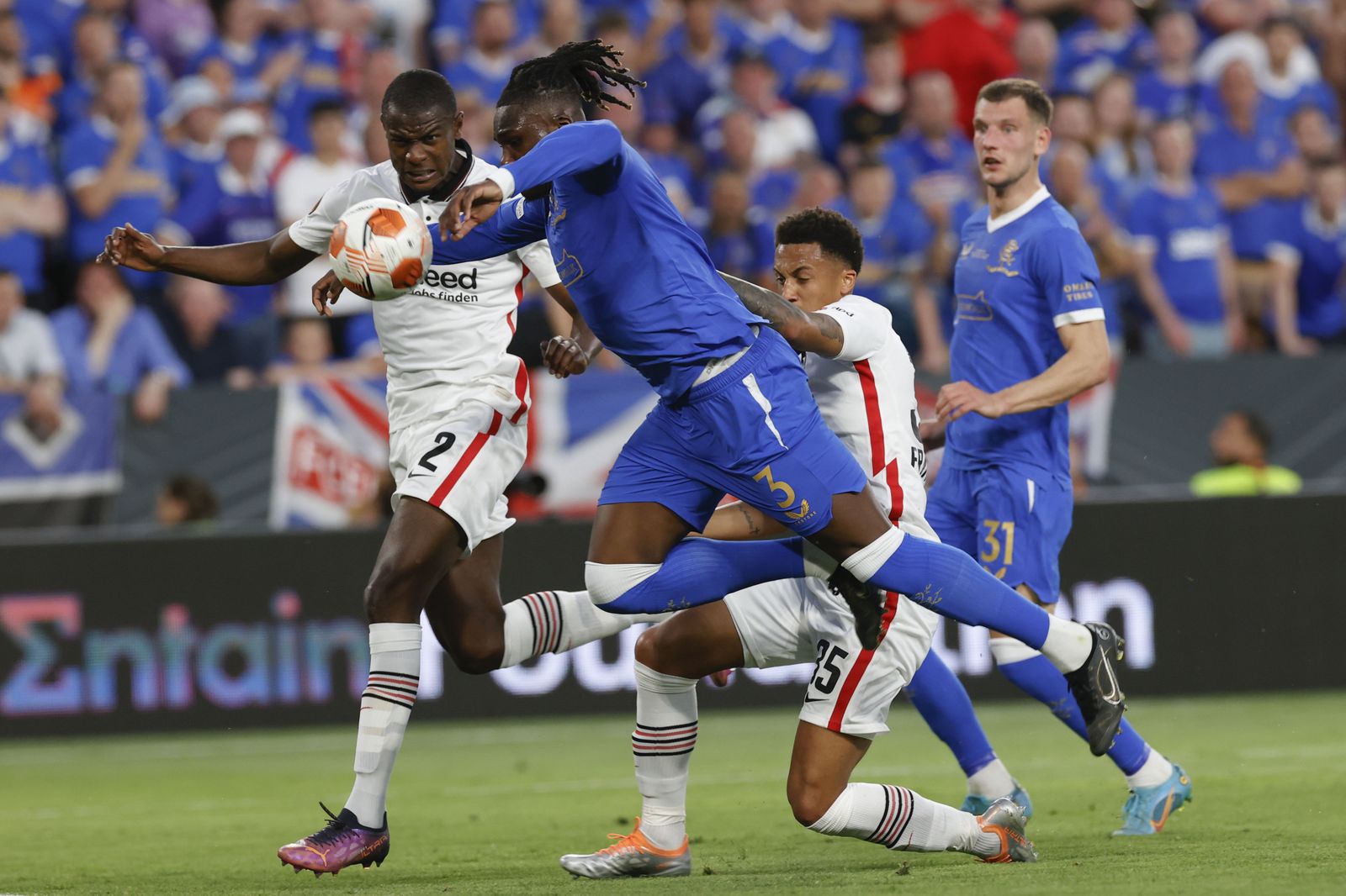 Las fotos del Eintracht-Rangers, la final de la Europa League en Sevilla