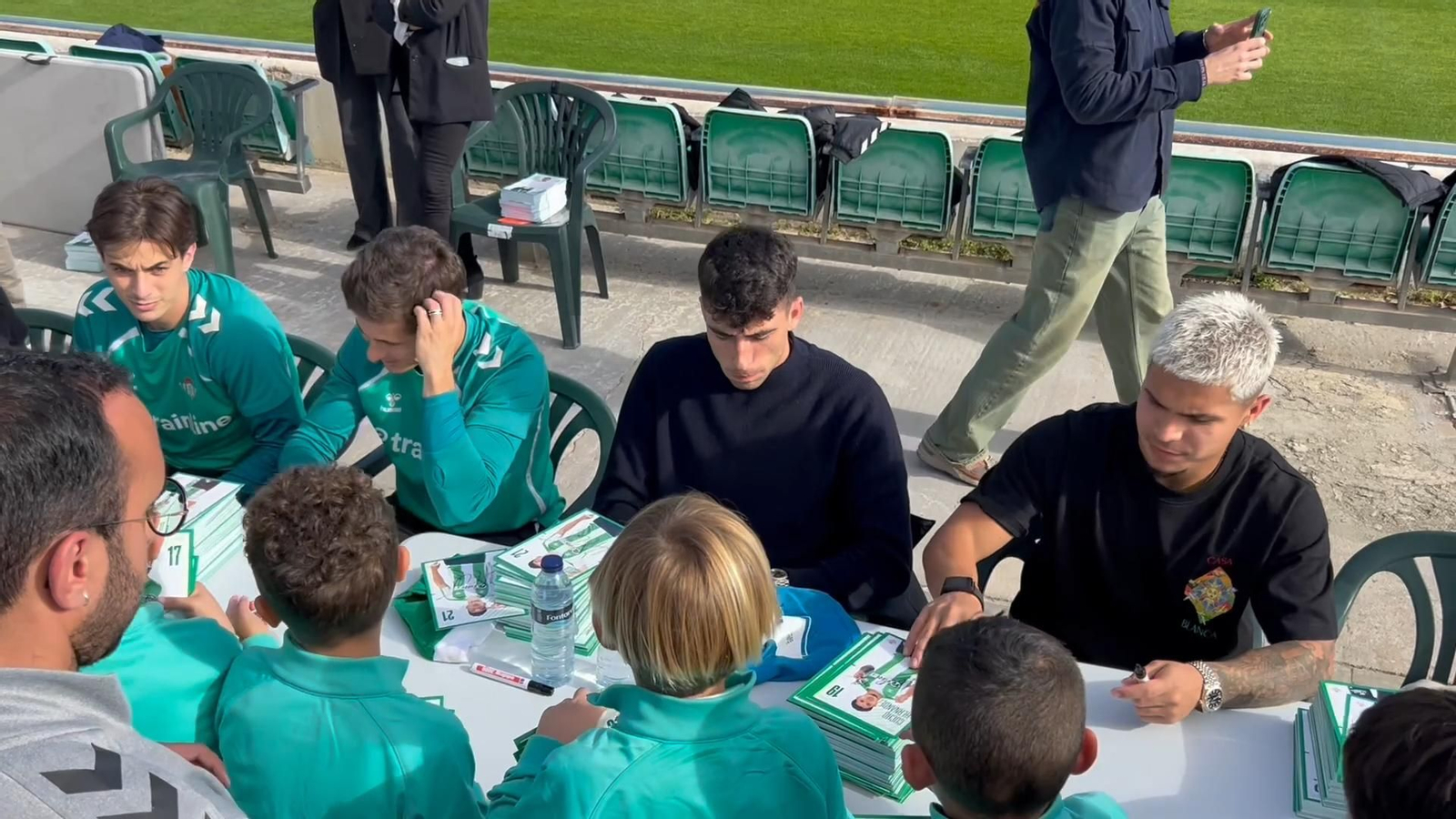 La jornada de convivencia navideña en el Betis