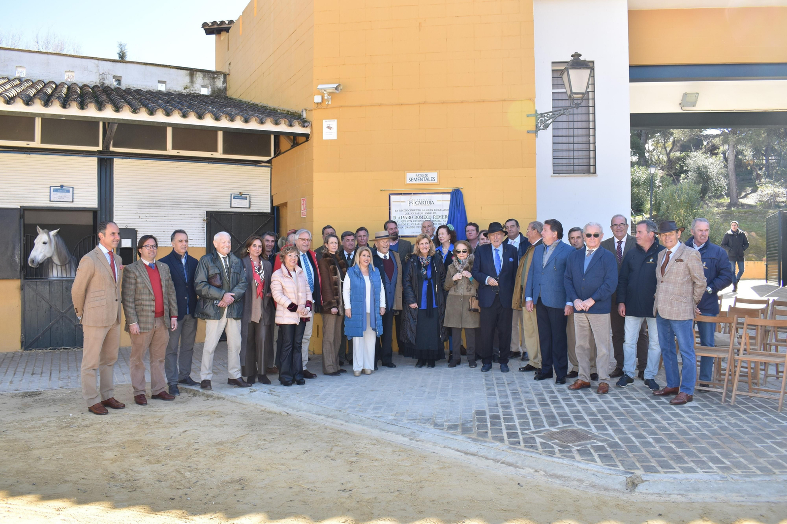 Homenaje a Álvaro Domecq de Yeguada Cartuja Hierro del Bocado en Jerez
