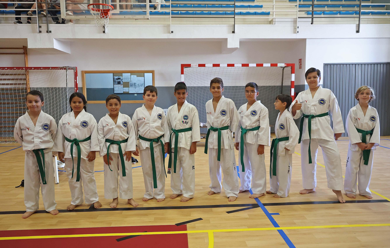 Imágenes de los exámenes de grado Taekwon - Do ITF en San Roque