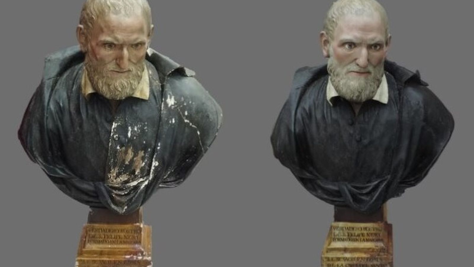 Antes y después de la restauración