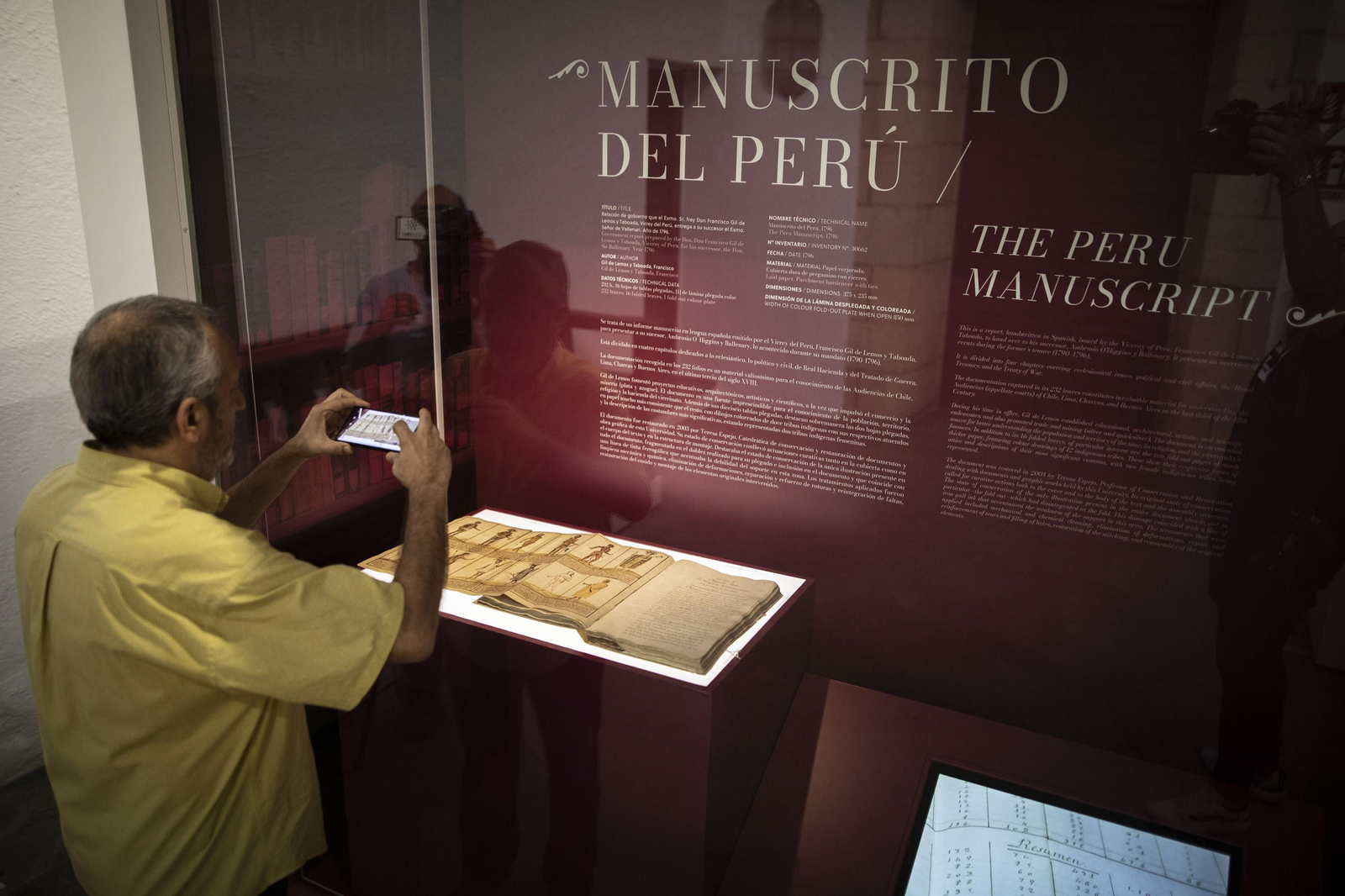 El Hospital Real exhibe un documento clave para conocer la historia del Perú del XVIII