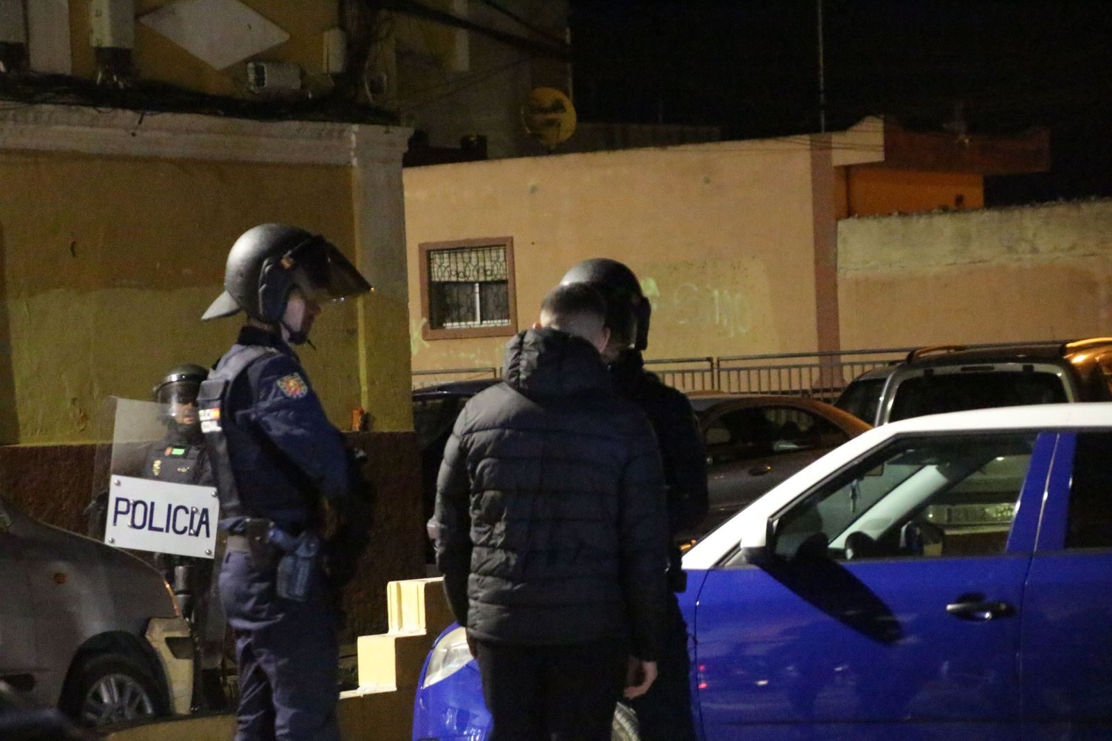 Un control policial en El Príncipe.