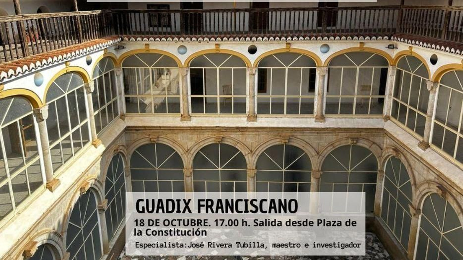 Guadix prepara un recorrido histórico por su patrimonio franciscano.