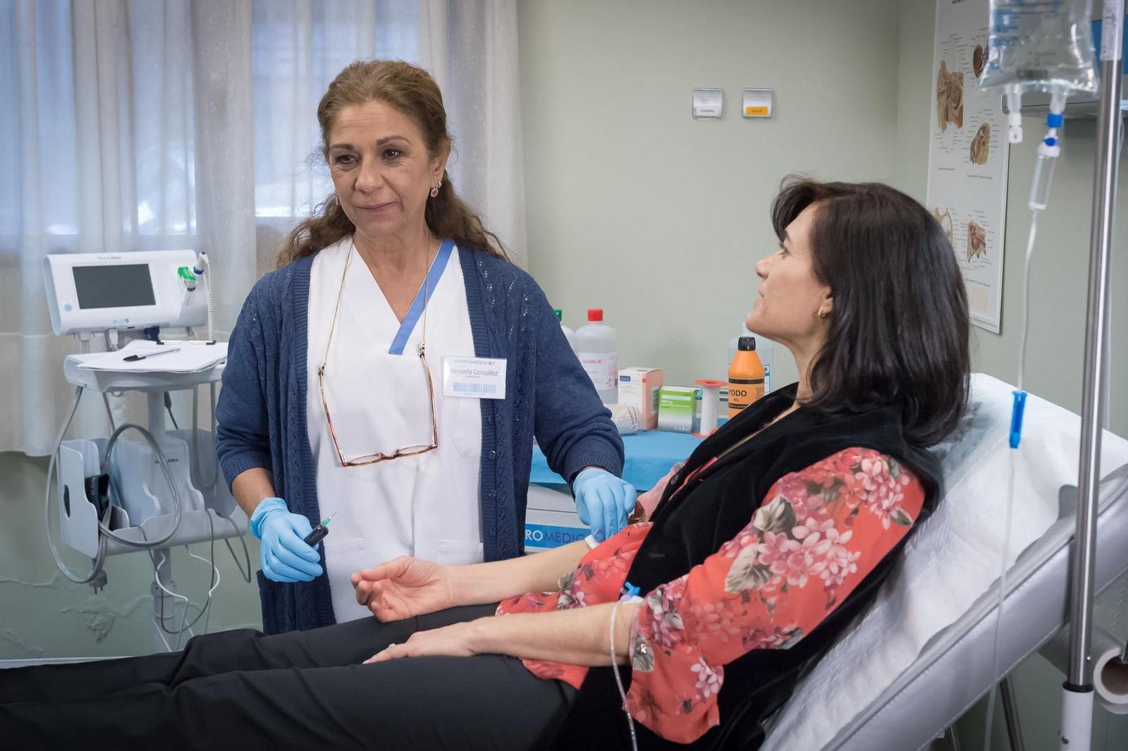 Lolita Flores como la enfermera Manuela en 'Centro Médico'. Lolita Flores como la enfermera Manuela en 'Centro Médico'.