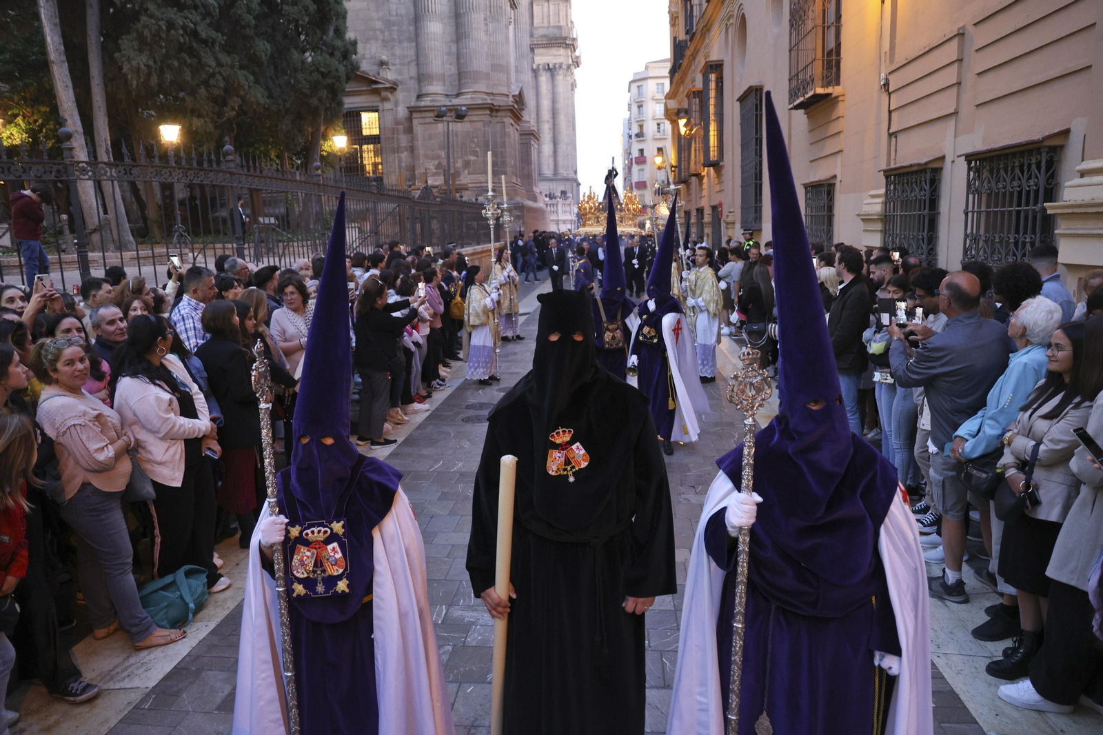 El Rico, en su procesión del Miércoles Santo en Málaga El Rico, en su procesión del Miércoles Santo en Málaga