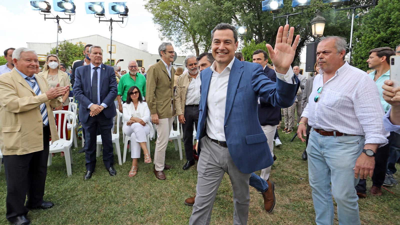 Juanma Moreno en Jerez