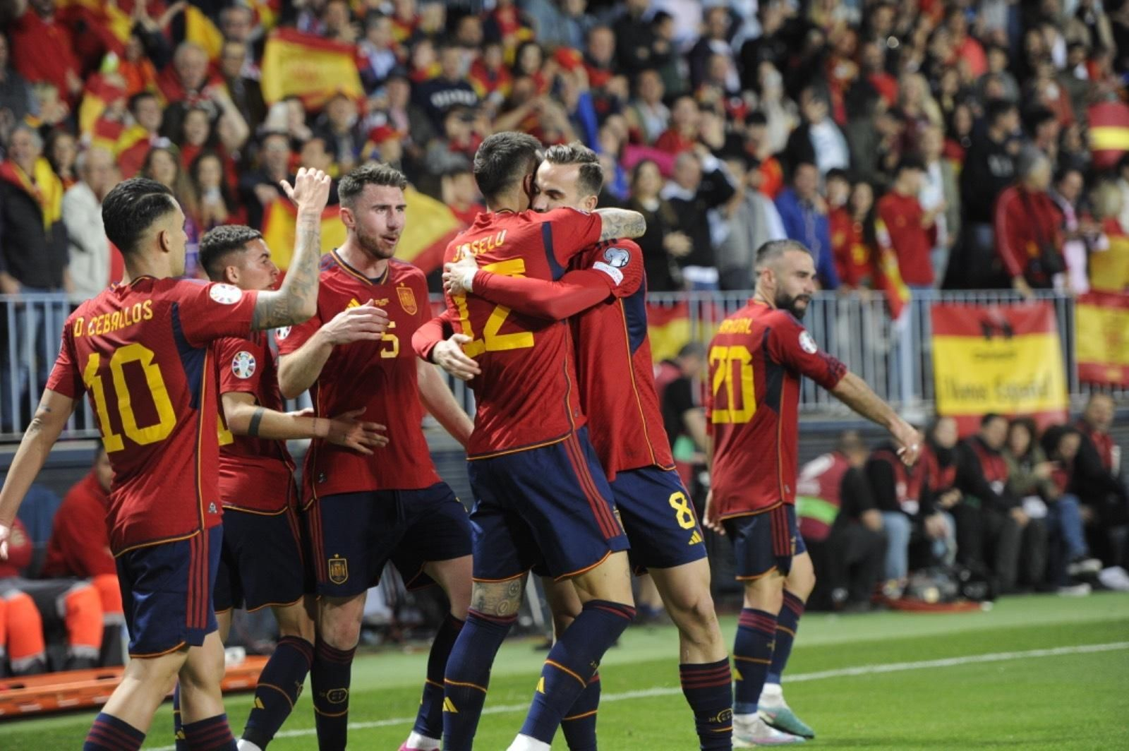 España-Noruega de Málaga, en fotos