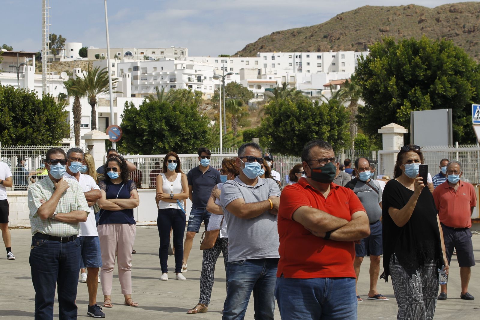 Fotogalería protestas pescadores de Carboneras
