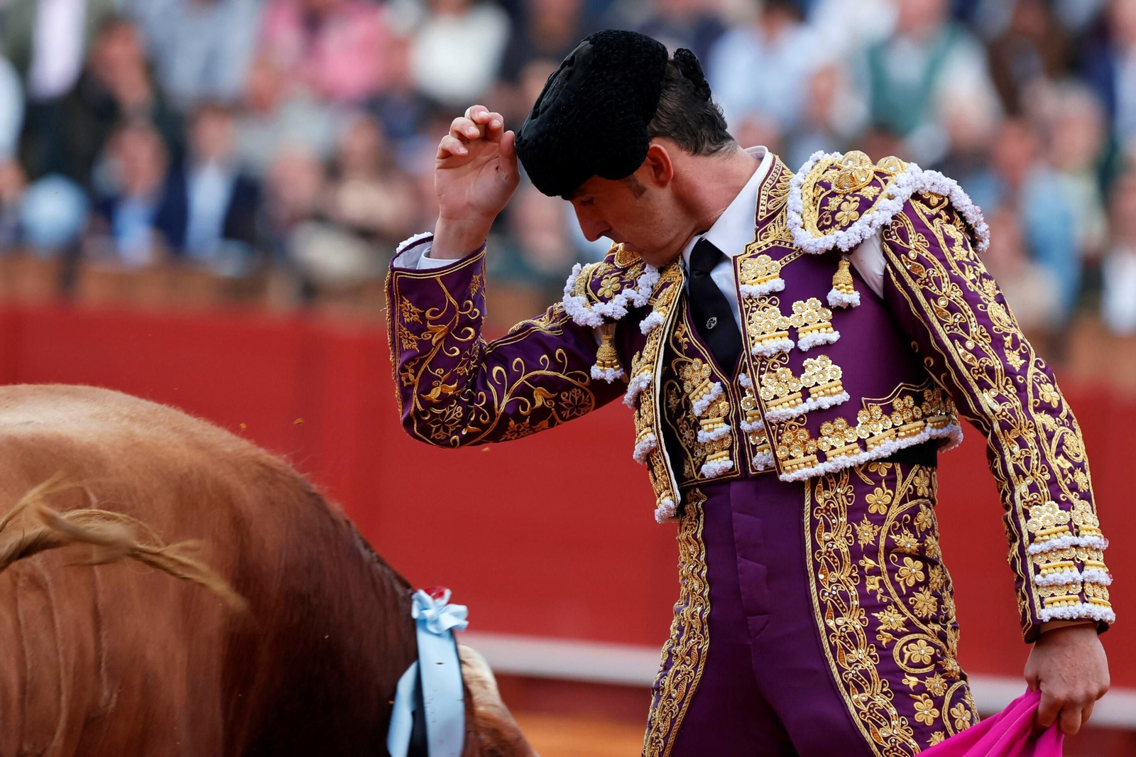 Las fotos de la corrida de David Galván, El Fandi y Ginés Marín en la Maestranza