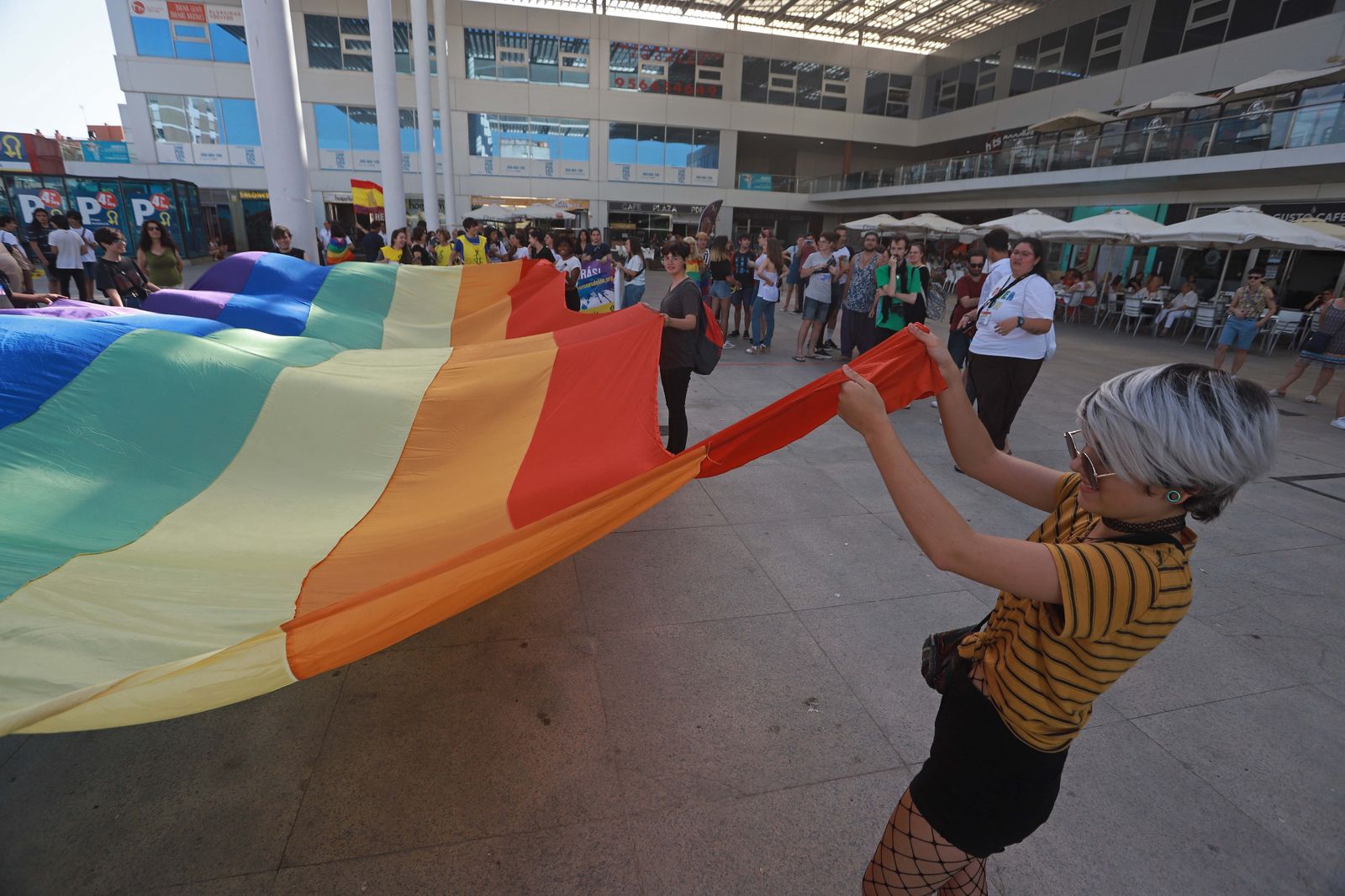La manifestación del Orgullo LGTBI de Algeciras en 2019.