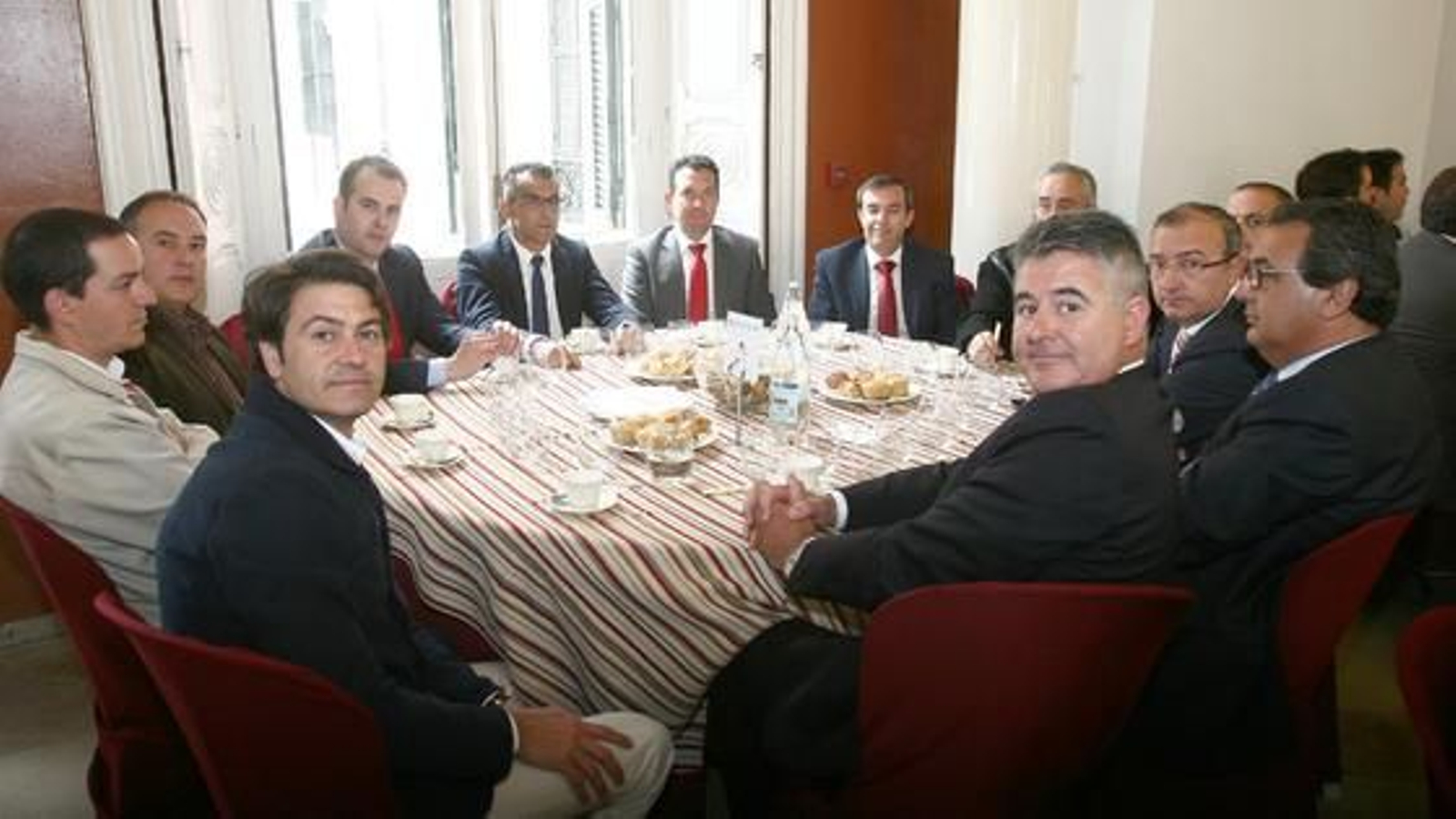 Pablo Quijano, Miguel Ángel Gallego, Juan Romero, David Salado, Evaristo Martín, Manuel Olmedo, Vicente Rodríguez, Juan Toscano, Carmelo Álvarez, Antonio Hernández, Modesto García y Alfonso Márquez.

Foto: Josue Correa/Alberto Dominguez