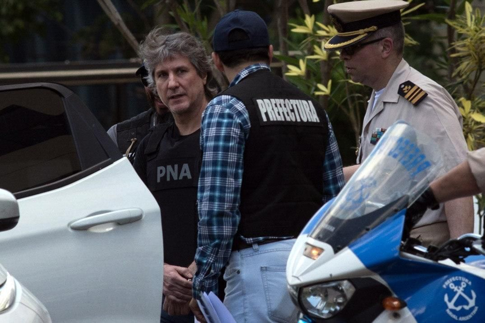Boudou durante su detención.