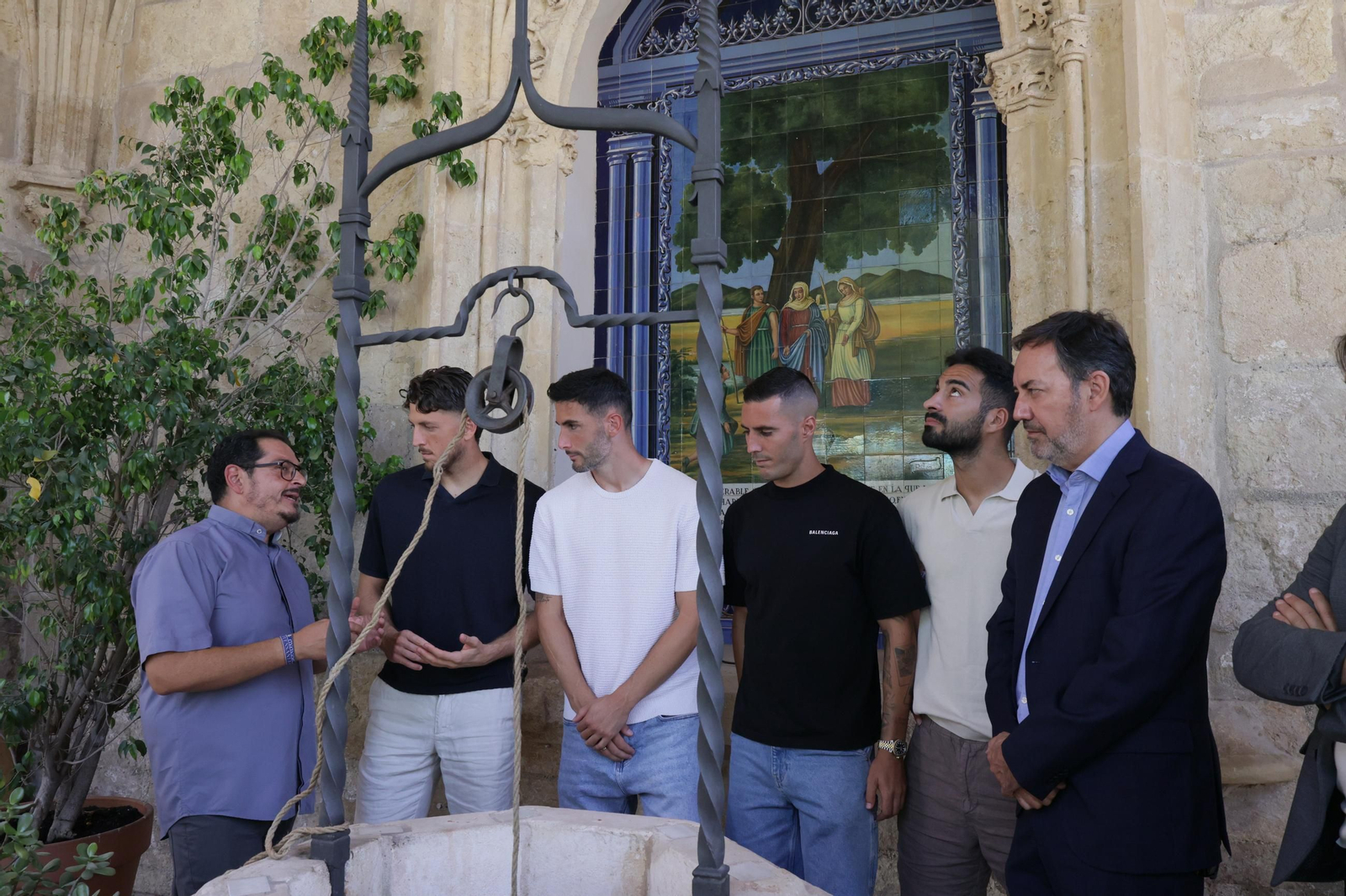 Las fotos de la visita del Córdoba CF al Santuario de la Virgen de La Fuensanta