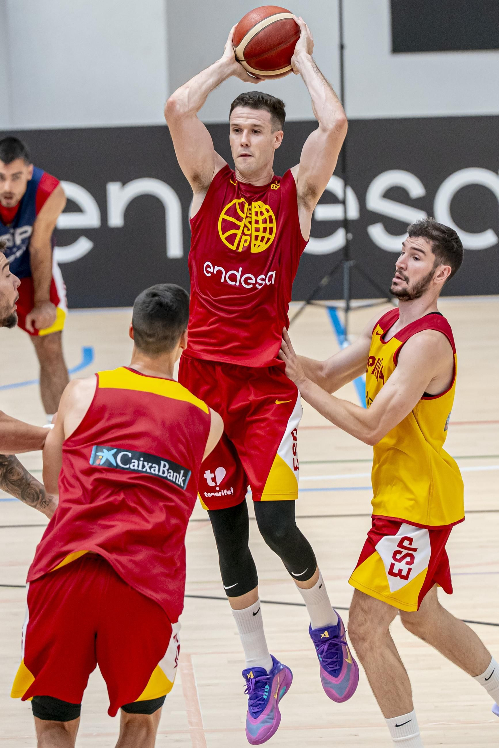 España acaba su trabajo en Madrid antes de venir a Málaga