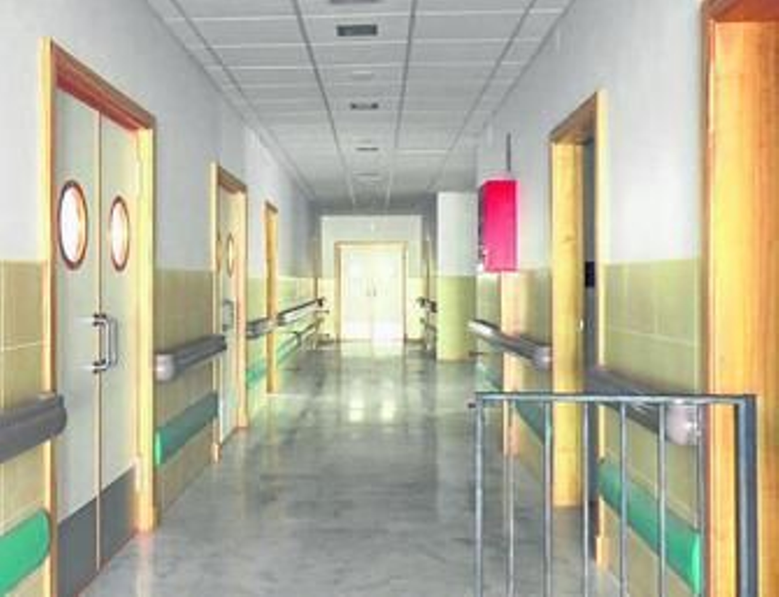 Una vista del interior del centro de alzheimer construido en Pino Alto.