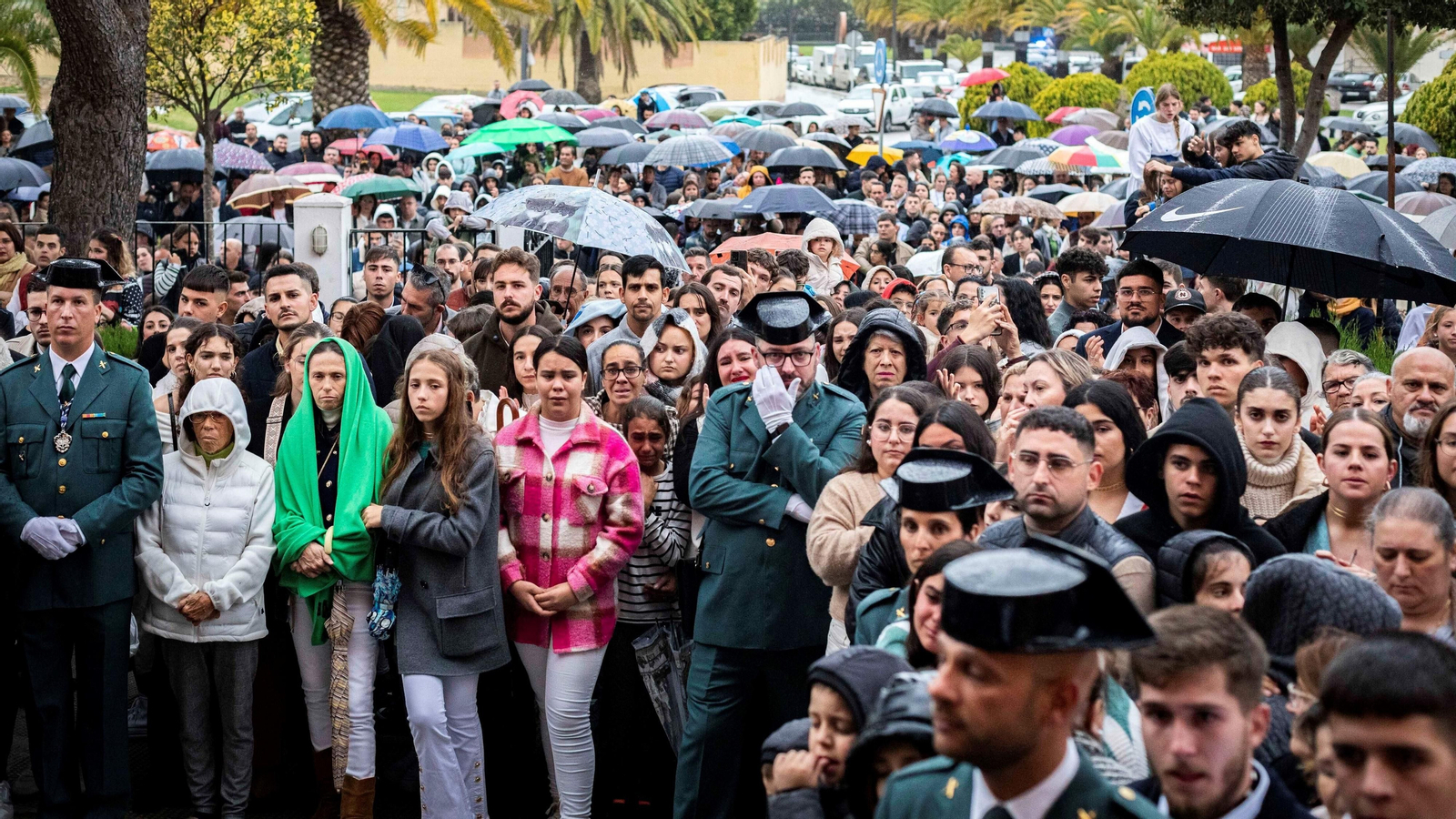 Lluvia el pasado Domingo de Ramos.
