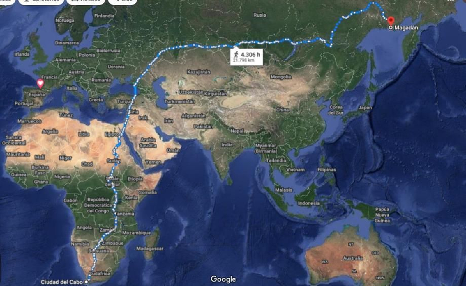 La ruta más larga del mundo