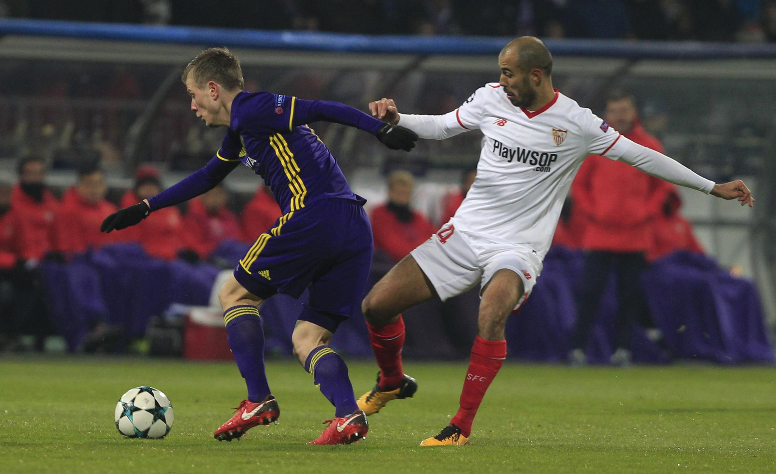 El Maribor-Sevilla FC, en imágenes