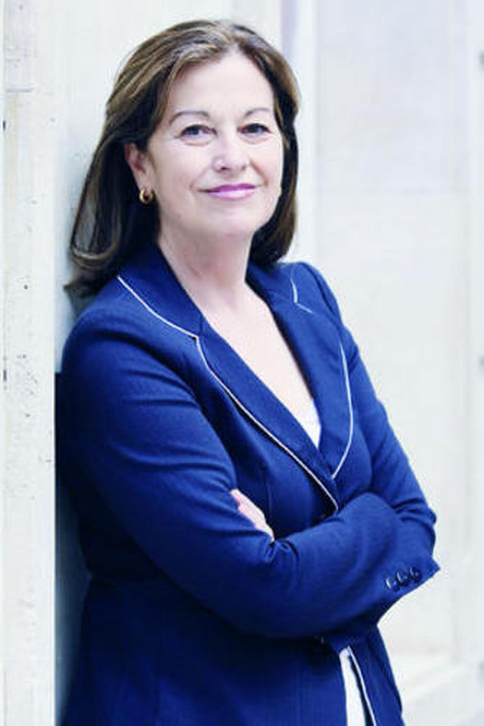 Carmen Romero, durante la entrevista.