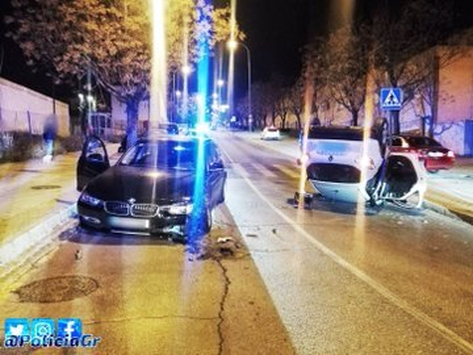 Imagen del accidente.