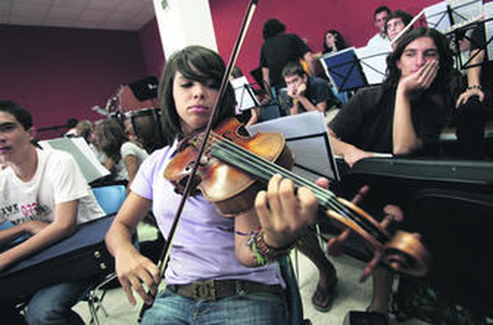 La Jopma en una de las actuaciones de este mes en Polonia.